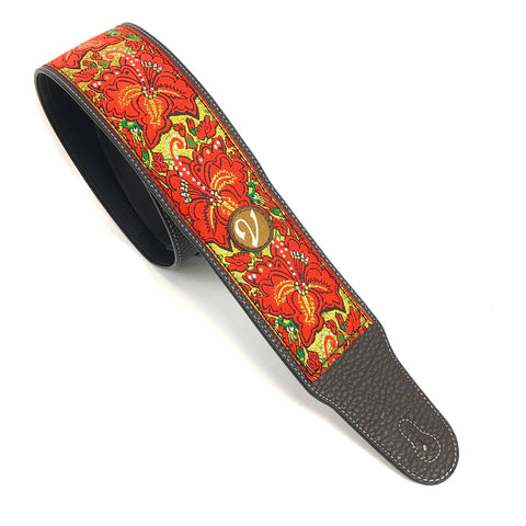 The Crossroads Ruby Tuesday Guitar Strap - Vtar Vegan Guitar Straps