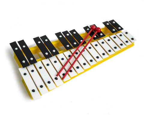 ProKussion Yellow 27 Key Chromatic Glockenspiel (Cover Optional)