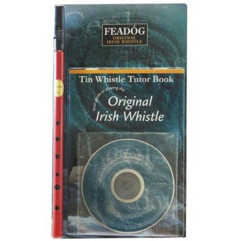 Feadóg Red D Whistle with Book & CD - 1to1 Music