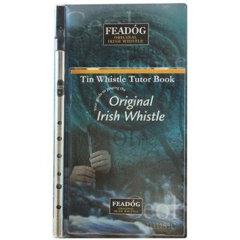 Feadóg Pro D Irish Whistle with Easy to Follow Tutor Book containing Fun and Easy Songs to Learn for All Ages - 1to1 Music