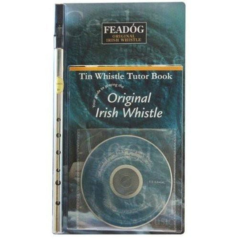 Feadóg Nickel D Tin Whistle with Book & CD - 1to1 Music