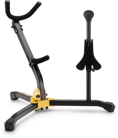Hercules DS533BB Stand for Alto or Tenor Saxophone & Soprano Saxophone with Bag