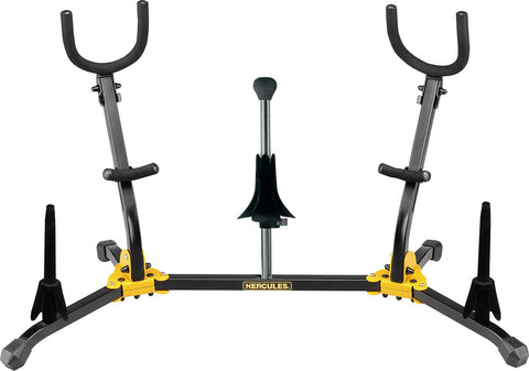 Hercules DS538B Duo Alto/Tenor Saxophone Stand