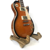 Foldable Wooden Guitar Stand by Dannan in Light Walnut