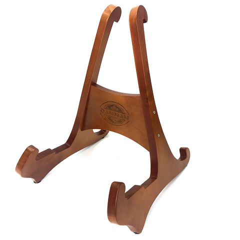 The Universal Wooden Dannan Guitar Display Stand - Brown