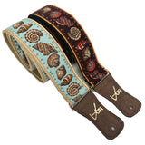 Guitar Strap - Vegan Turquoise Sea Shell by Vtar