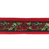 The Red, Red Rose Guitar Strap