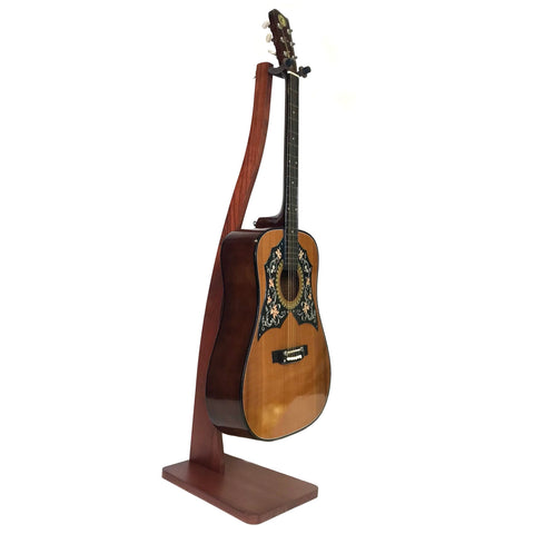 Dannan Wooden Upright Guitar Stand - Brown