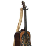 Dannan Wooden Upright Guitar Stand - Light Walnut