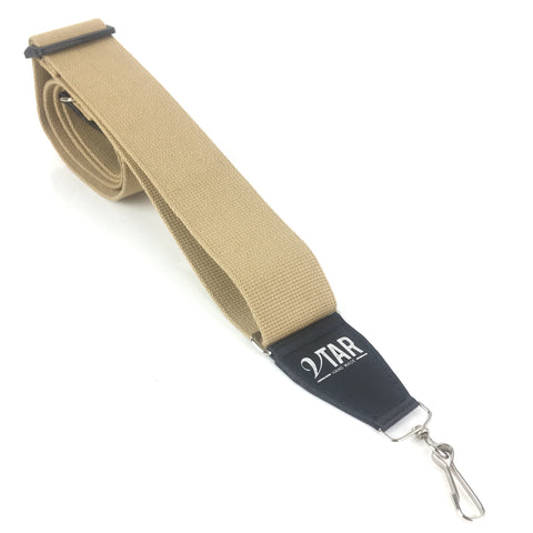 UK Made Vtar Vegan Natural Cotton Hemp Clip-On Hook Banjo Strap - 1to1 Music
