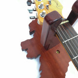 Brown Wooden Guitar Wall Hanger - Unique Ireland Design