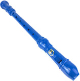 Lark Soprano School Recorder with Case - Blue Gloss with Blue Case