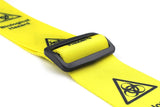Vtar Vegan Bio Hazard Danger Series Acoustic Electric Guitar Strap with Adjustable Length (Yellow)