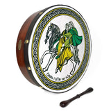 Handmade Dannan 16" Vegan Bodhran Hand Drum - The Tír na nÓg Bodhrán