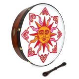 Handmade Dannan 16" Vegan Bodhran Hand Drum - Éadaoin Sun