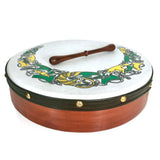 Handmade Dannan 16" Vegan Bodhran Hand Drum - The Green Setanta Bodhrán