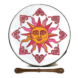 Handmade Dannan 16" Vegan Bodhran Hand Drum - Éadaoin Sun