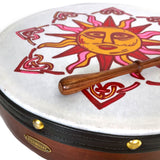 Handmade Dannan 16" Vegan Bodhran Hand Drum - Éadaoin Sun