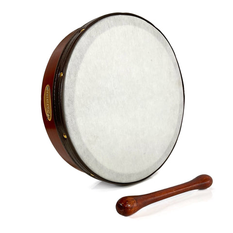 Handmade Dannan 10" Vegan Bodhran Hand Drum - Plain Bodhrán