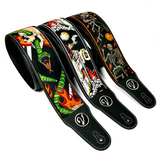 The Harvest Moon Skeleton Strap - Vtar Vegan Guitar Strap