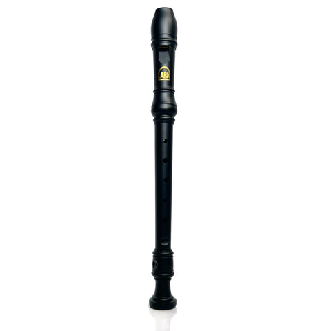 Lark Soprano School Recorder with Case - Black Matte with Black Case