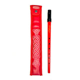 Clarke Red Sweetone C whistle & Dannan Red Vegan leather Pouch