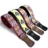 The Red Queen of Hearts Pink Guitar Strap - Vtar Vegan Guitar Straps