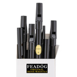 Brass D - Feadog Irish Tin Whistle - Black (Box of 100)
