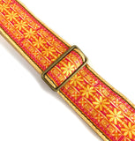 The Flower Chain Mama Kin Guitar Strap - Vtar Vegan Guitar Straps