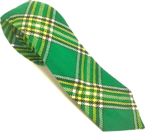 Green Irish Heritage Tartan Neck Tie