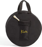 Koda Bodhran 16″x4″ Solid Wooden Black Frame, Bag & Beater
