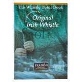 Tin Whistle Feadog Black D Irish Whistle with Book