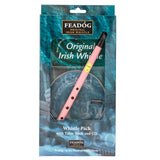 Tin Whistle Feadog Pink D Whistle with Book & CD