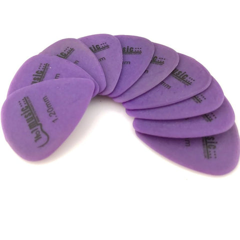 10 x Purple Plectrums 1.20mm gauge