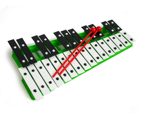 ProKussion Green 27 Key Chromatic Glockenspiel (Cover Optional)