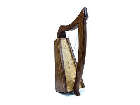 Brand New Handmade 9 String Celtic Wooden Harp with a Rosewood Finish - 1to1 Music