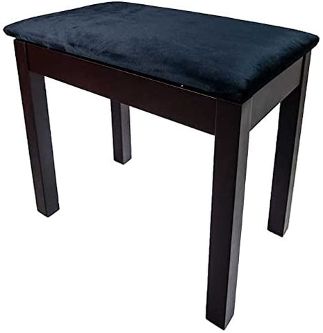 PRELUDE Piano Stool with Book Storage, Satin Rosewood