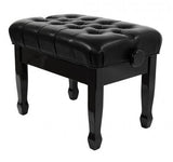 Cadenza Adjustable Height Cushioned Deluxe Piano Stool (Leatherette) - 1to1 Music