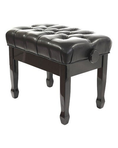 Cadenza Adjustable Height Cushioned Deluxe Piano Stool (Leatherette) - 1to1 Music