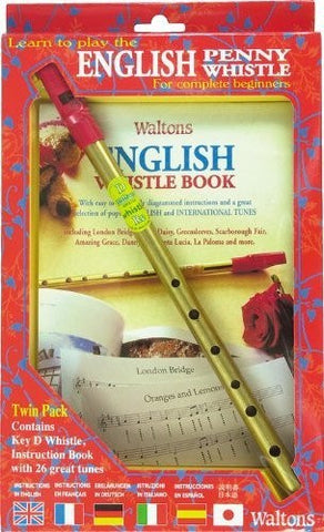 Learn to play the English Penny Whistle Book & Whistle - 1to1 Music