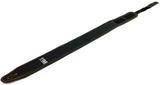 VTAR Vegan Faux Leather Guitar Straps (Primary Series) Acoustic Bass Electric (Charcoal Black)