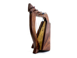 Dannan 5-String Celtic Wooden Harp with a Rosewood Finish - 1to1 Music
