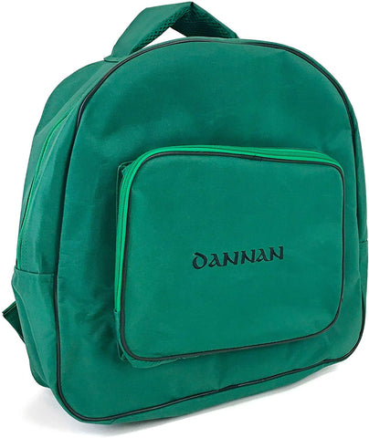 Deluxe Dannan Padded Bodhran Case Bag with Shoulder Straps and Storage Pocket 16" (Green)) - 1to1 Music