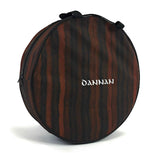 Deluxe Dannan 16" Celtic Bodhran Bag Brown Wooden Case Cover - 1to1 Music