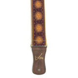 The Brown Sun King Guitar Strap