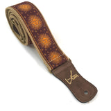 The Brown Sun King Guitar Strap