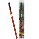Feadog Brass D Whistle Pack - Red