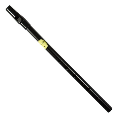 Feadog 'D' Irish Tin Penny Whistle in Black