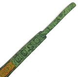 Retro Luxury Vegan Vtar Jacquard Guitar Bass Strap - Green River