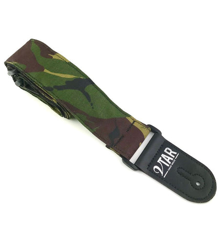 Vtar Military Camouflage Series Guitar Strap With - Khaki Green